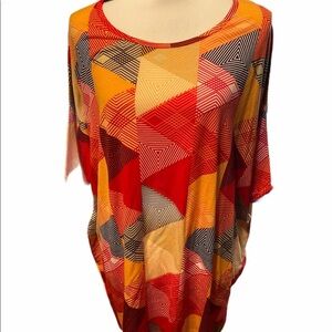 LuLaRoe Irma Top High Low Size XL